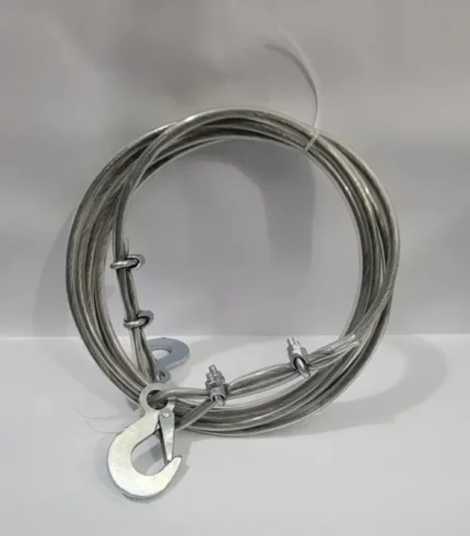 Heavy-Duty 8MM Metallic Steel Tow Chain with Forged Hook